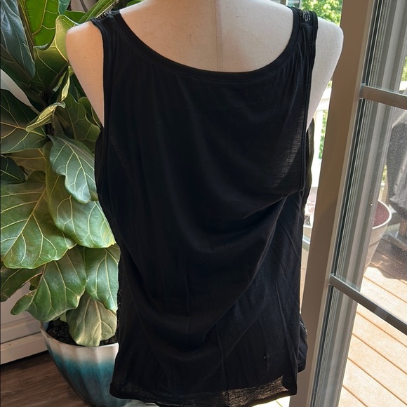 Express Black Embellished Women's Tank Top- Size Large - Picture 5 of 9